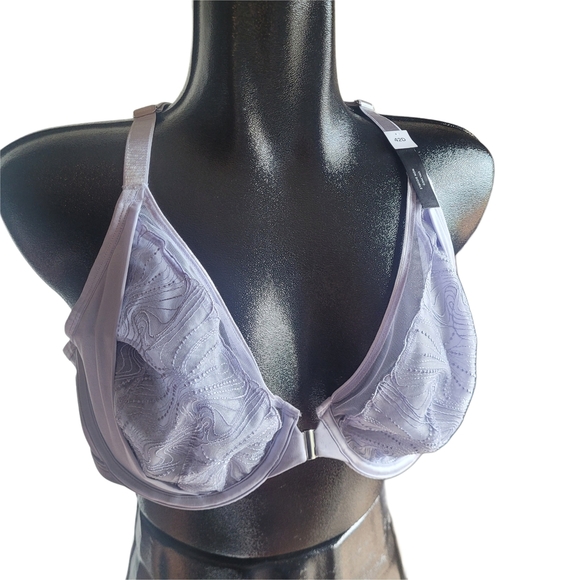 Deesse Lavender Lace Bra 42D - Picture 1 of 4